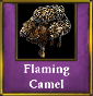 flaming camel